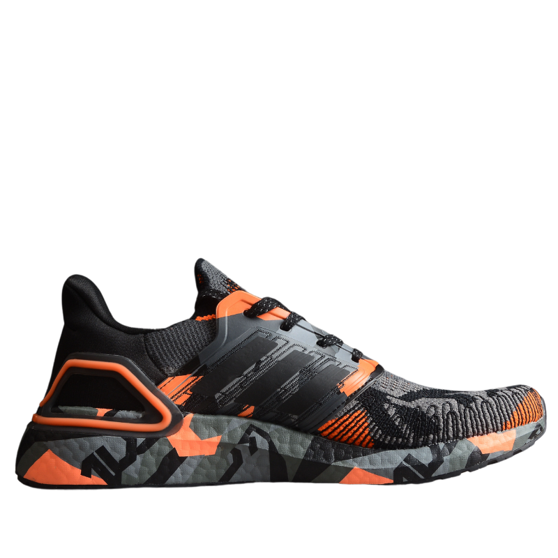 Adidas UltraBoost 20  Geometric Pack Black Signal Orange FV8330