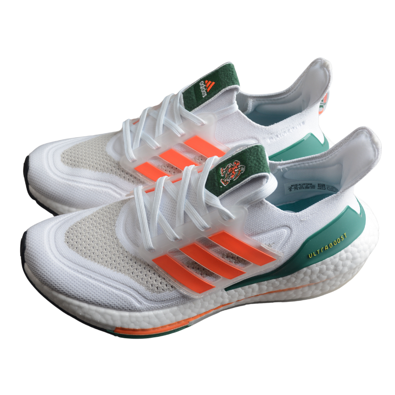 Adidas UltraBoost 21 'NCAA Pack – Miami' GX7966