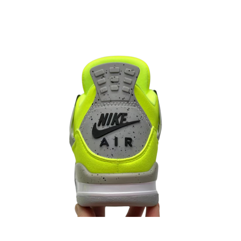 Tagz x Air jordan 4  "Plush Fluorescent Yellow"