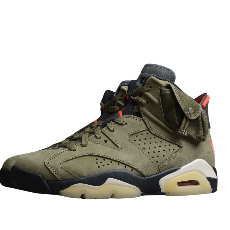 Travis Scott X Air Jordan 6 "Medium Olive TS"