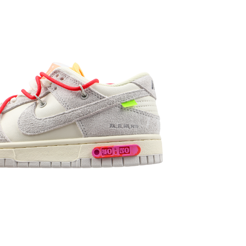 Off White X Nike Dunk Low  "Lot 40 Of 50"