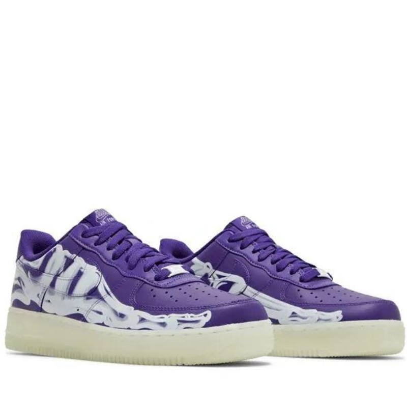 Nike Air Force 1 Low "Skeleton Halloween Purple"