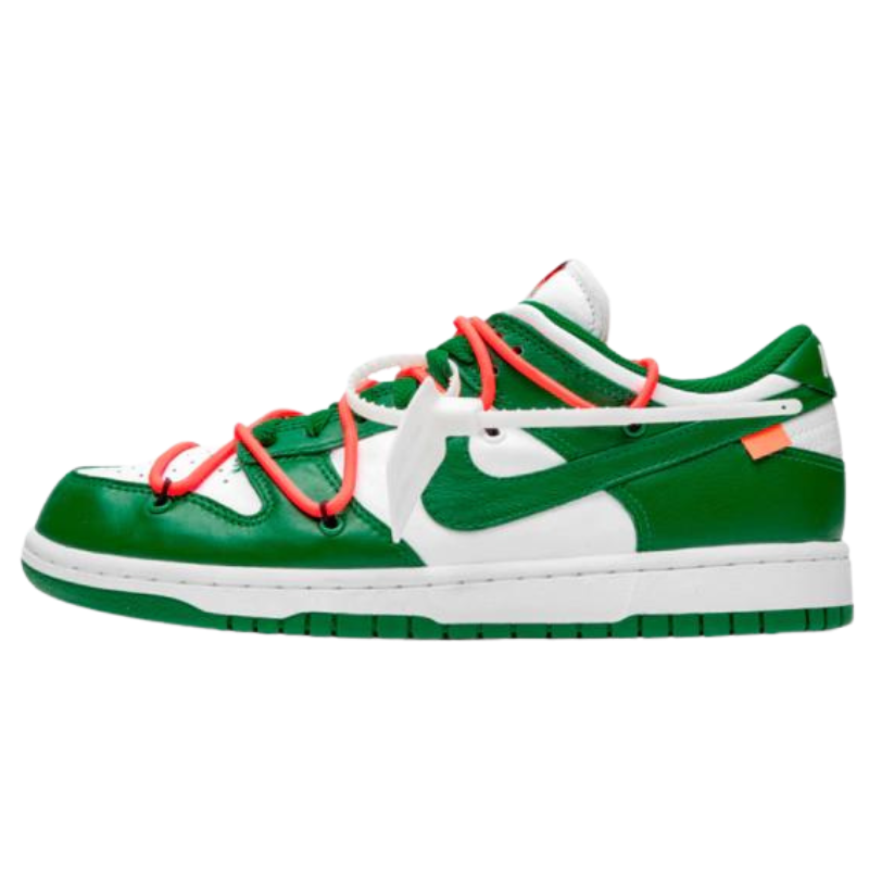 Off White X Nike Dunk Low  "Pine Green"