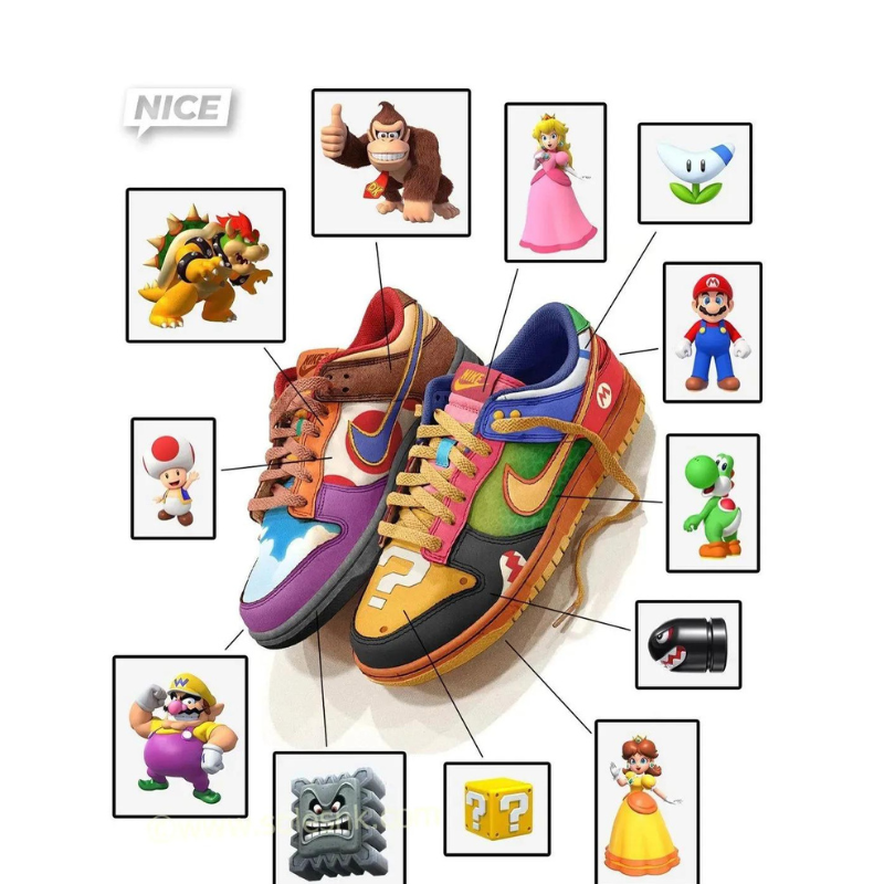 Nike  Dunk Low "What The Mario"