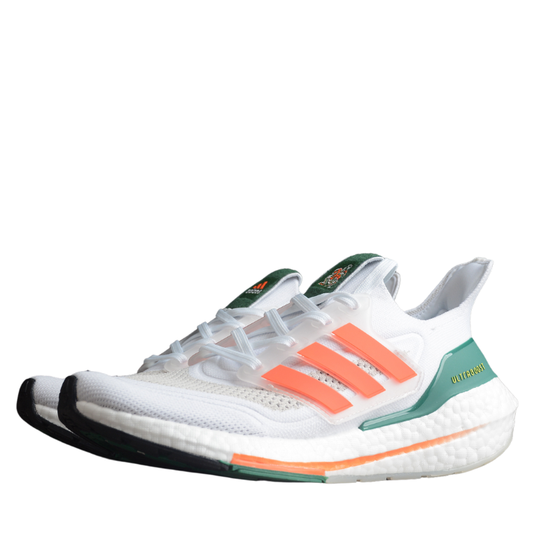 Adidas UltraBoost 21 'NCAA Pack – Miami' GX7966