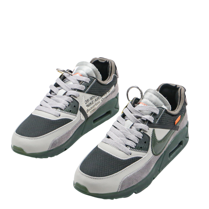 Off-White x Air Max 90 "Grey Green"