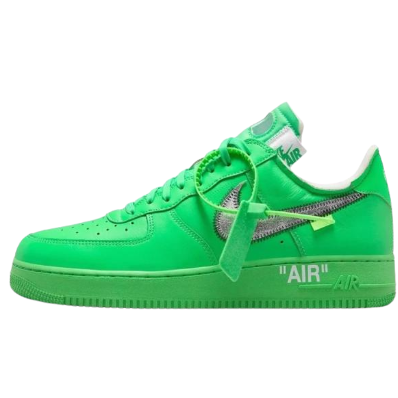 Off White X Nike Air Force 1 Low  MCA "Light Green Spark University"