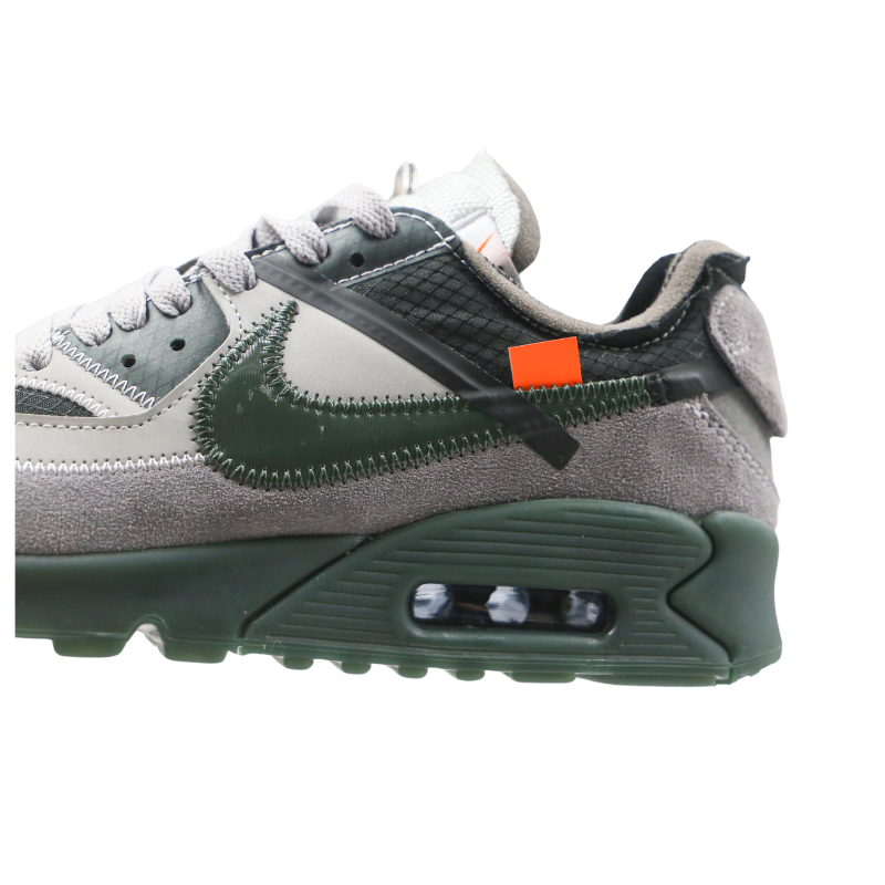 Off-White x Air Max 90 "Grey Green"
