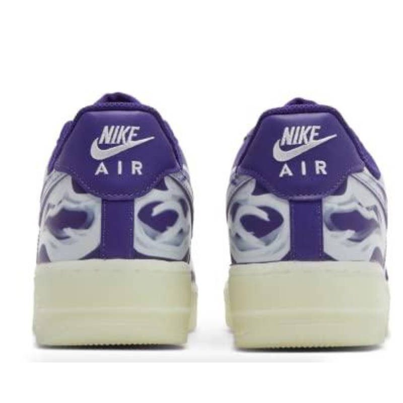 Nike Air Force 1 Low "Skeleton Halloween Purple"