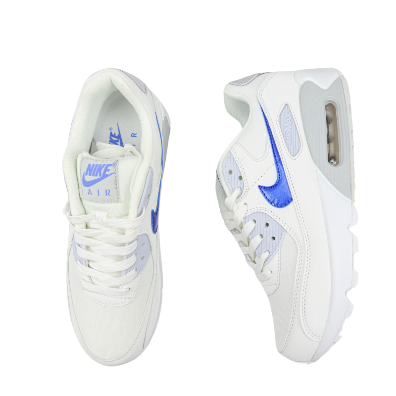 Air Max 90 "White Metallic Blue"