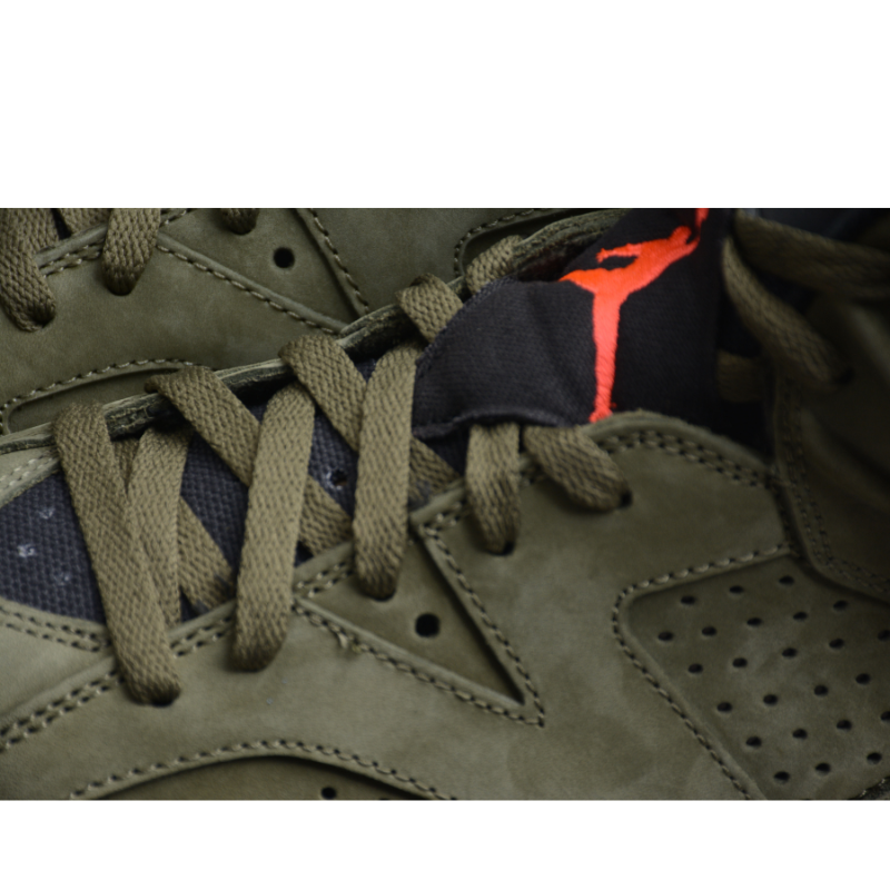 Travis Scott X Air Jordan 6 "Medium Olive TS"