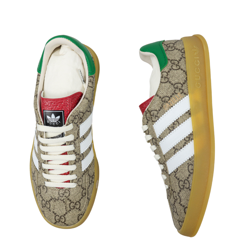 Gucci x Adidas Gazelle "Beige Ebony Supreme"
