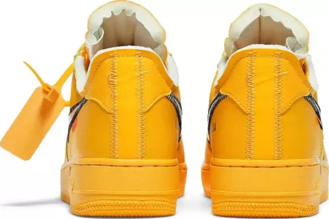 Off White X Nike Air Force 1 Low  "MCA Gold  University"