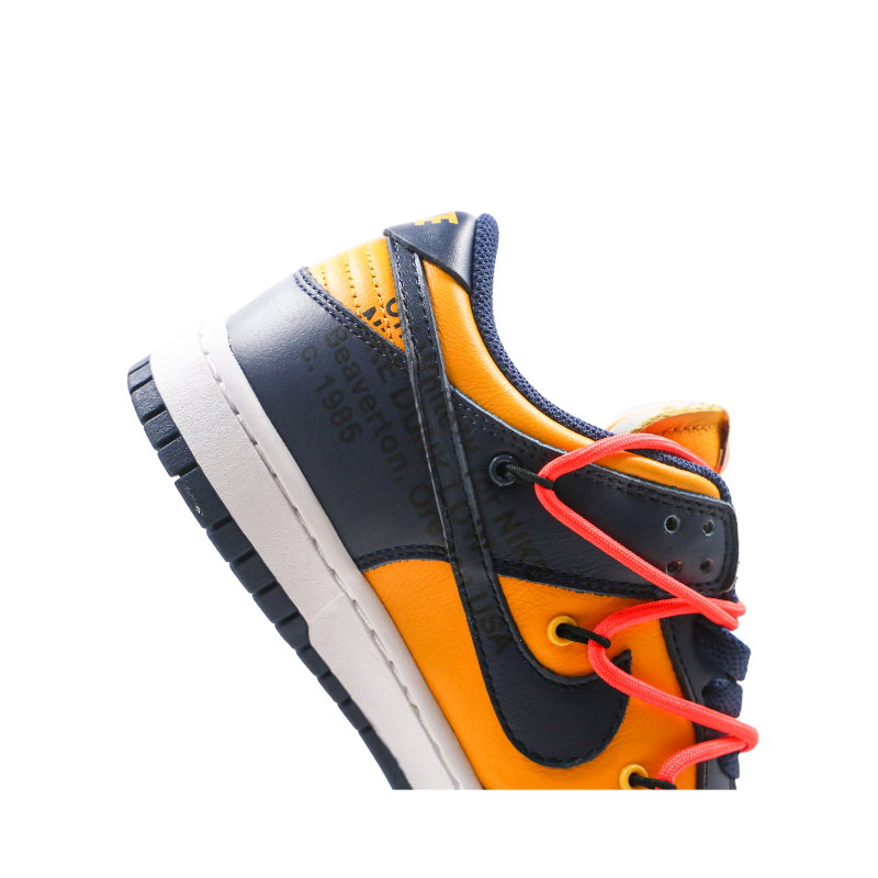 Off-White x Nike Dunk Low "University Gold"