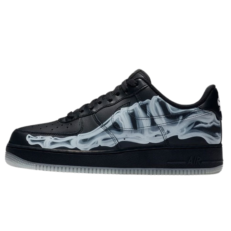 Nike Air Force 1 Low "Skeleton Halooween Black"