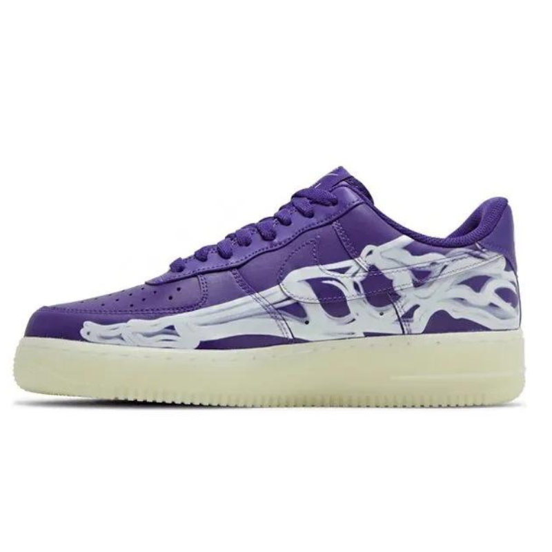 Nike Air Force 1 Low "Skeleton Halloween Purple"