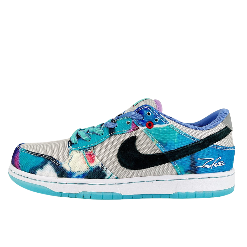 Futura Laboratories x Nike Dunk Low SB "Bleached Aqua"