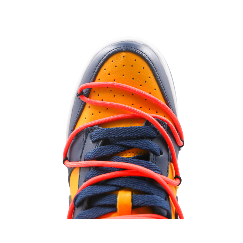 Off-White x Nike Dunk Low "University Gold"