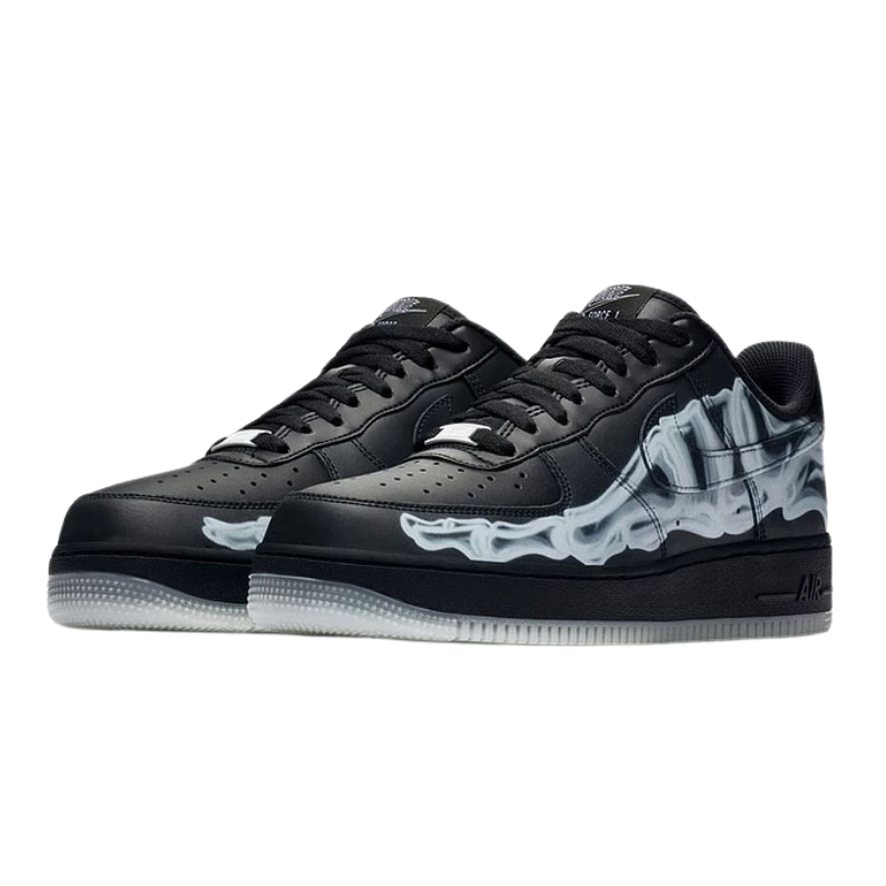 Nike Air Force 1 Low "Skeleton Halooween Black"