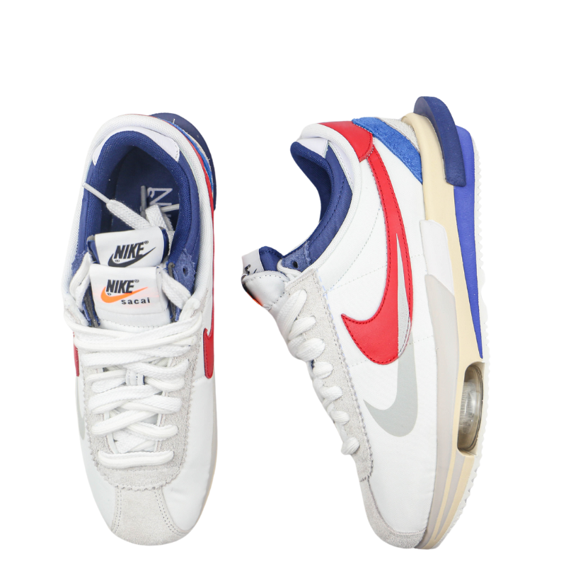 Sacai x Nike Zoom Cortez "White and University Red"