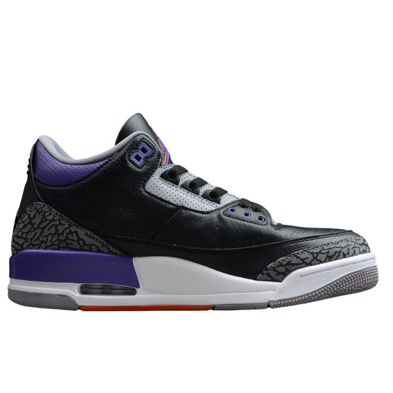 Air Jordan 3 Retro "Black Court Purple"
