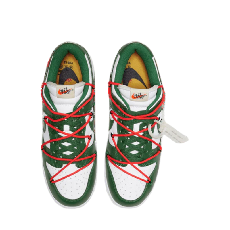 Off White X Nike Dunk Low  "Pine Green"