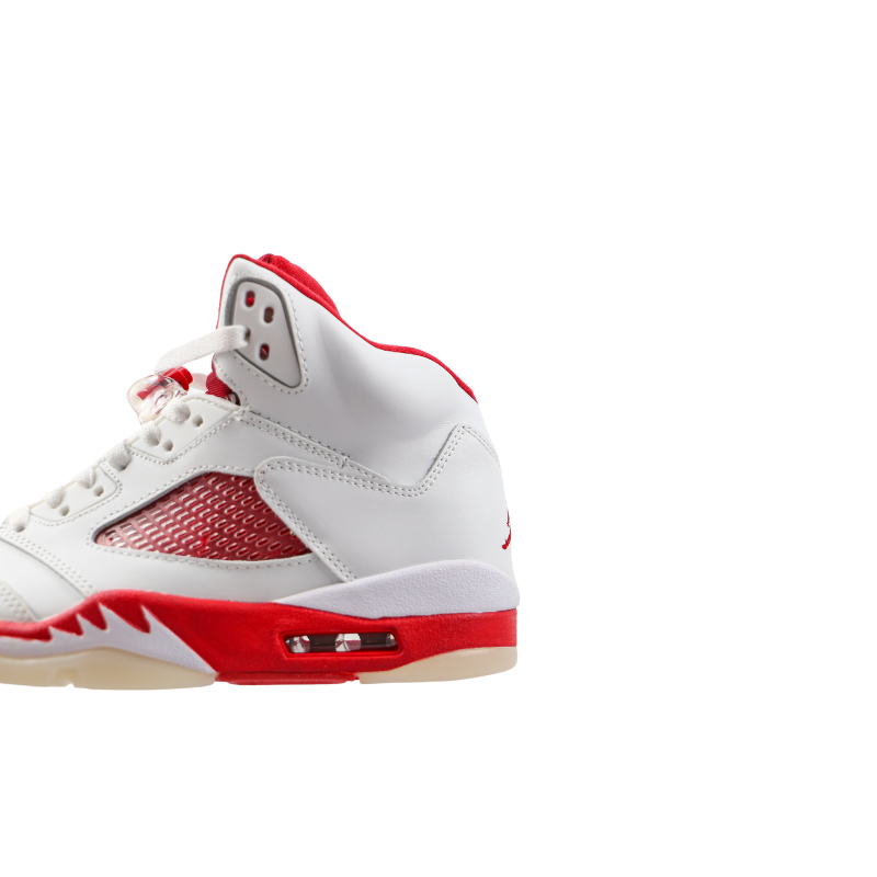 Air Jordan 5 " White/Gym Red"