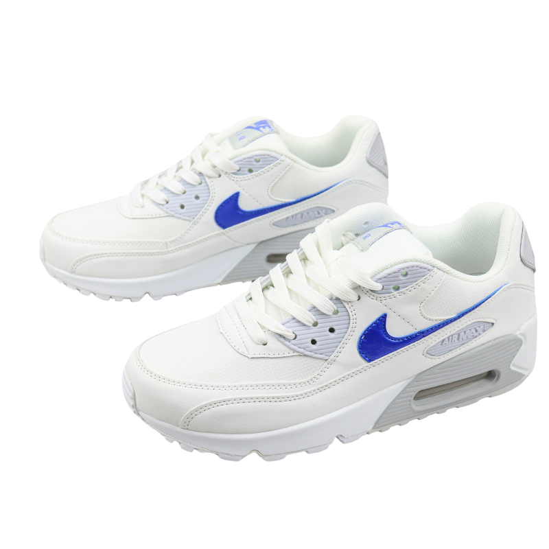 Air Max 90 "White Metallic Blue"