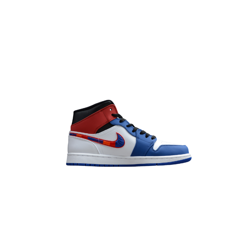 Air Jordan 1 Mid "Multi Color Swoosh"