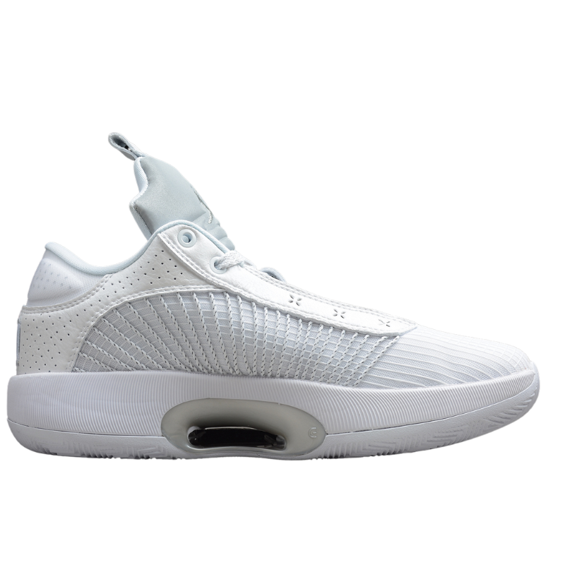 Air Jordan 35 Low "Releases In No-Frills White Metallic Silver"