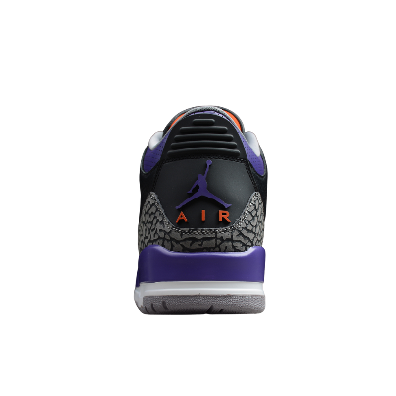 Air Jordan 3 Retro "Black Court Purple"