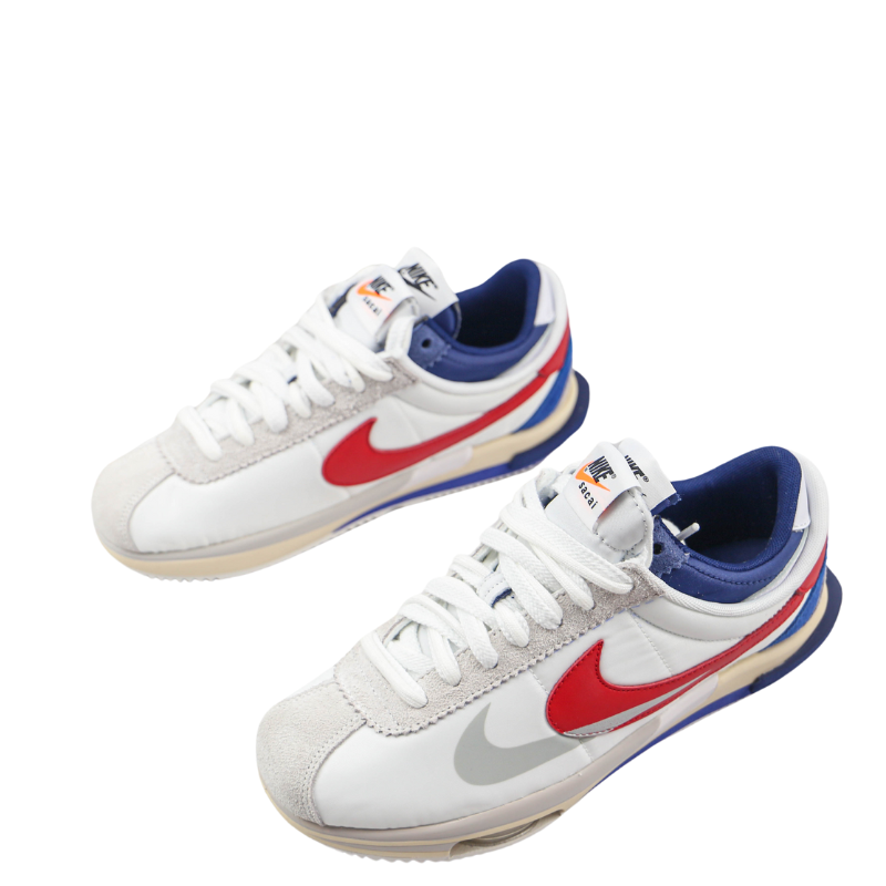 Sacai x Nike Zoom Cortez "White and University Red"