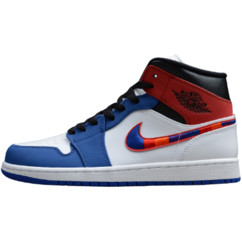 Air Jordan 1 Mid "Multi Color Swoosh"