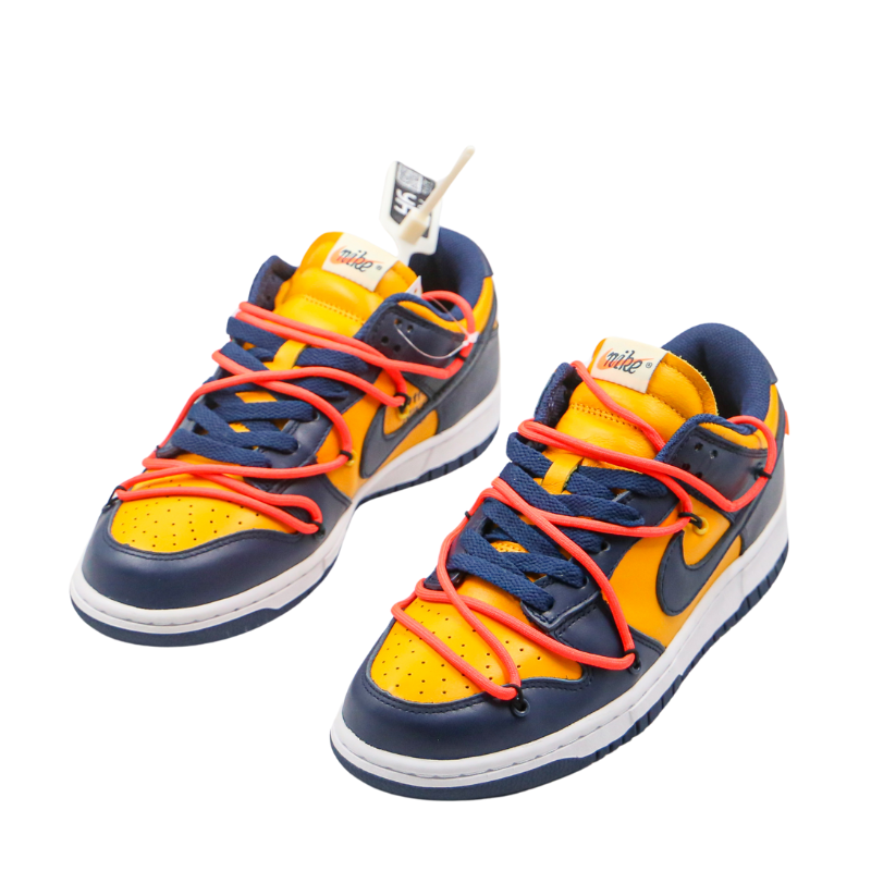 Off-White x Nike Dunk Low "University Gold"
