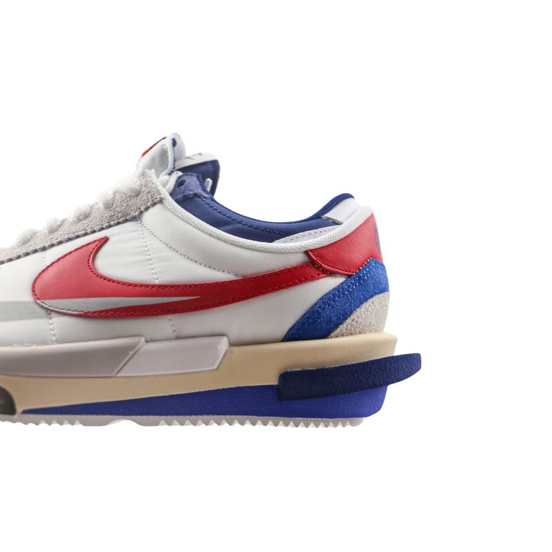 Sacai x Nike Zoom Cortez "White and University Red"