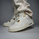 Air Jordan Retro  4 "Metallic Gold"
